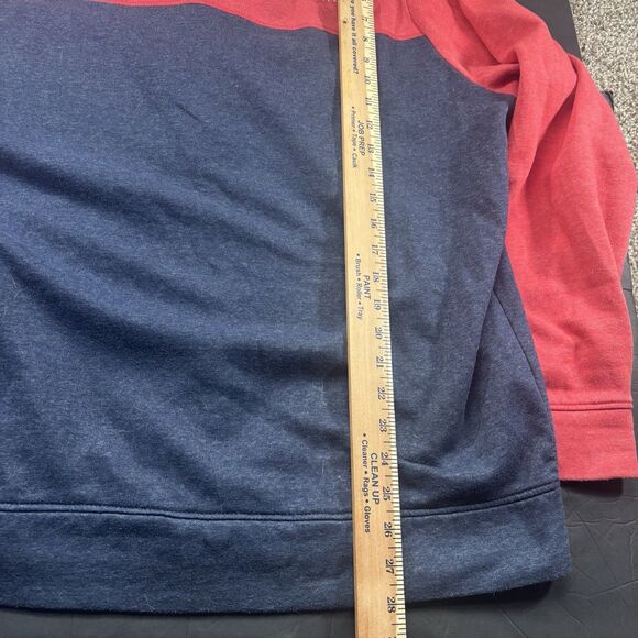 XL Fanatics Boston Red Sox Full Zip Hoodie Sweatshirt Red/Navy Blue Men's - Picture 8 of 12